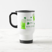 Drinken op St Patricks Day Well Travel Mug Reisbeker (Links)
