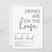 Drinken over de Amerikaanse uitnodiging tot het op (Voorkant)