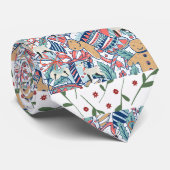 drinken patroon stropdas (Opgerold)