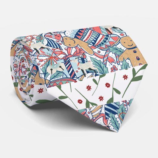 drinken patroon stropdas (Opgerold)