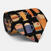 drinken patroon stropdas (Opgerold)