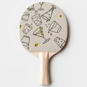 Drinken Ping Pong Paddle Tafeltennisbatje (Achterkant)
