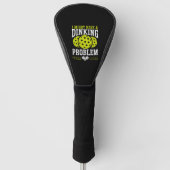Drinken Probleem Pickleball Golfheadcover (Voorkant)