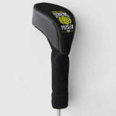Drinken Probleem Pickleball Golfheadcover (Schuin)