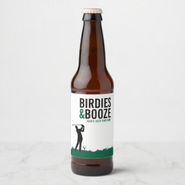Drinken & Rijden Volwassenen Golf Verjaardagsfeest Bier Etiket