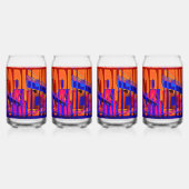 Drinken Set Blikvorm Glas (Rechts)