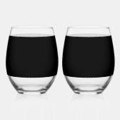Drinken Set Stammenloze Wijn Glas (Achterkant)