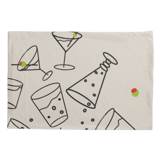 Drinken Slopenkussenhoezen Kussensloop (Achterkant-Links)