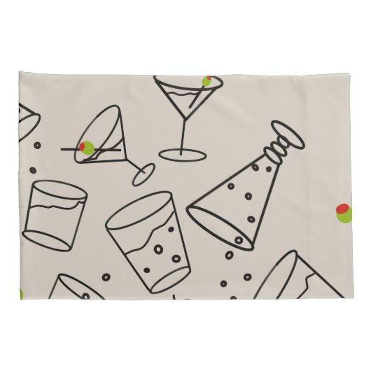 Drinken Slopenkussenhoezen Kussensloop (Achterkant-Rechts)