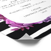 Drinken staaf voor de zwarte en witte bruiloft. Pa Poster (Hoek)