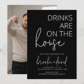 Drinken staan op de agenda | Uitnodiging tot opwar (Voorkant / Achterkant)