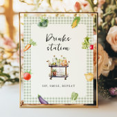 Drinken Stationsbar Tafelbord Boerderij Vrijgezell Poster