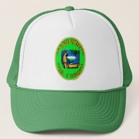 DRINKEN TOT IK VAL TRUCKER PET (Voorkant)