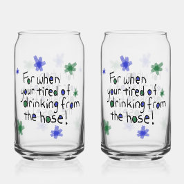 Drinken Uit Slang Glas