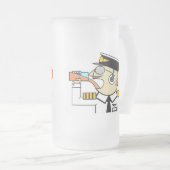 Drinken van de bemanning uit de mok van bier (Voorkant rechts)