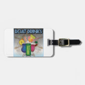 Drinken van de boot bagagelabel (Voorkant horizontaal)