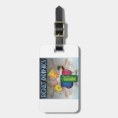 Drinken van de boot bagagelabel (Voorkant verticaal)