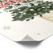 Drinken van de winterkerst poster (Hoek)