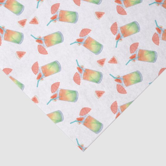 Drinken van de zomer tissuepapier (Detail)