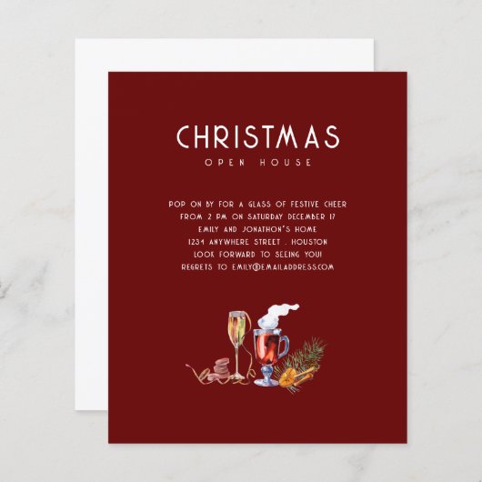 Drinken van het Open Huis van de Begroting Burgund (Voorkant / Achterkant)