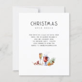 Drinken van het Open Huis van de Begroting Uitnodi (Voorkant)