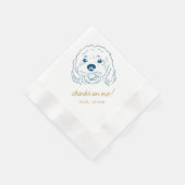 Drinken van Me Pet Wedding Napkins Servet (Hoek)
