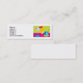 Drinken van partijen mini visitekaartje (Voorkant / Achterkant)