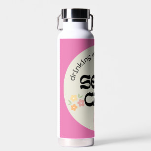 Drinken van water is zelfzorg waterfles