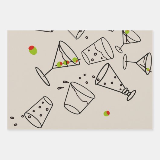 Drinken Verpakkingspapier Inpakpapier Vel (Voorkant 2)