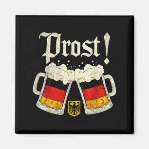 Drinken Vintage Duitse Prost Mannen Vrouwen Magneet