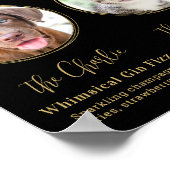 Drinken voor de ondertekening van Elegant Wedding  Poster (Hoek)