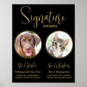 Drinken voor de ondertekening van Elegant Wedding  Poster (Voorkant)