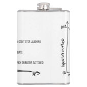 Drinken voor gegevensbank 2 heupfles (Achterkant)