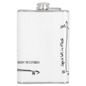 Drinken voor gegevensdrager 1 heupfles (Achterkant)