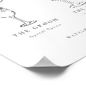 Drinken voor hedendaagse grafische minimalistische poster (Hoek)