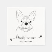 Drinken voor hondenweddenschappen servet (Voorkant)