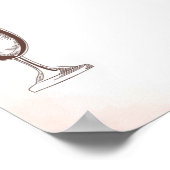 Drinken voor kerstbruiloft poster (Hoek)