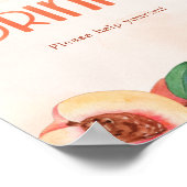 Drinken voor kleine kleine Baby showers Poster (Hoek)