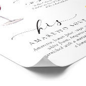 Drinken voor oudere moderne minimale handtekeninge poster (Hoek)