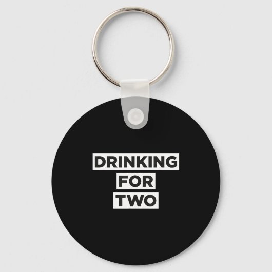 Drinken voor twee  sleutelhanger (Voorkant)
