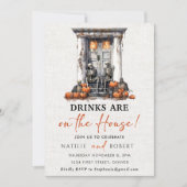 Drinken zijn op het House Housewarming Party Kaart (Voorkant)