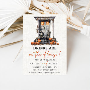 Drinken zijn op het House Housewarming Party Kaart