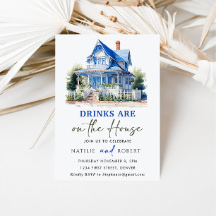 Drinken zijn op het House Housewarming Party Kaart