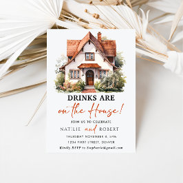 Drinken zijn op het House Housewarming Party Kaart