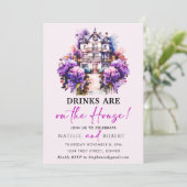 Drinken zijn op het House Housewarming Party Kaart (Staand voorkant)