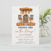 Drinken zijn op het House Housewarming Party Kaart (Staand voorkant)