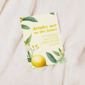 Drinken zijn op het Huis Zomerfeest Uitnodigen Kaart