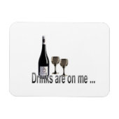 Drinken zijn op mij gericht magneet (Horizontaal)