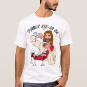 Drinken zijn op mij gericht t-shirt (Voorkant)