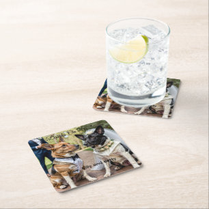 Drinken Zijn Op Ons Eenvoudige Foto Lieve Leuke Ho Kartonnen Onderzetters